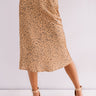 Flirty Fling Cheetah Print Midi Skirt In Camel Image - 1