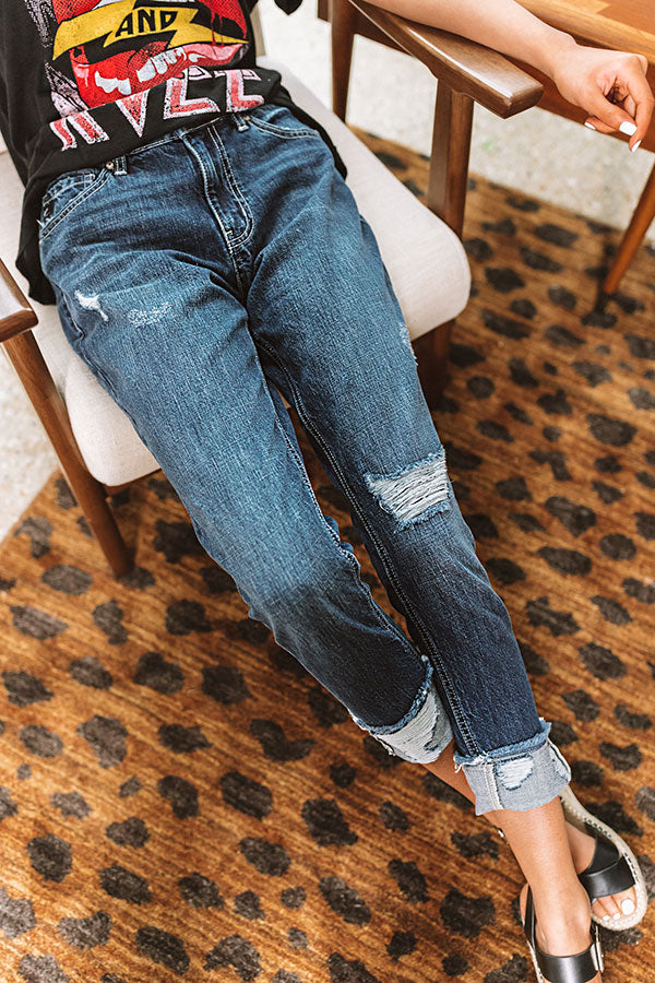 KanCan The Bay Distressed Relaxed Skinny Image - 4