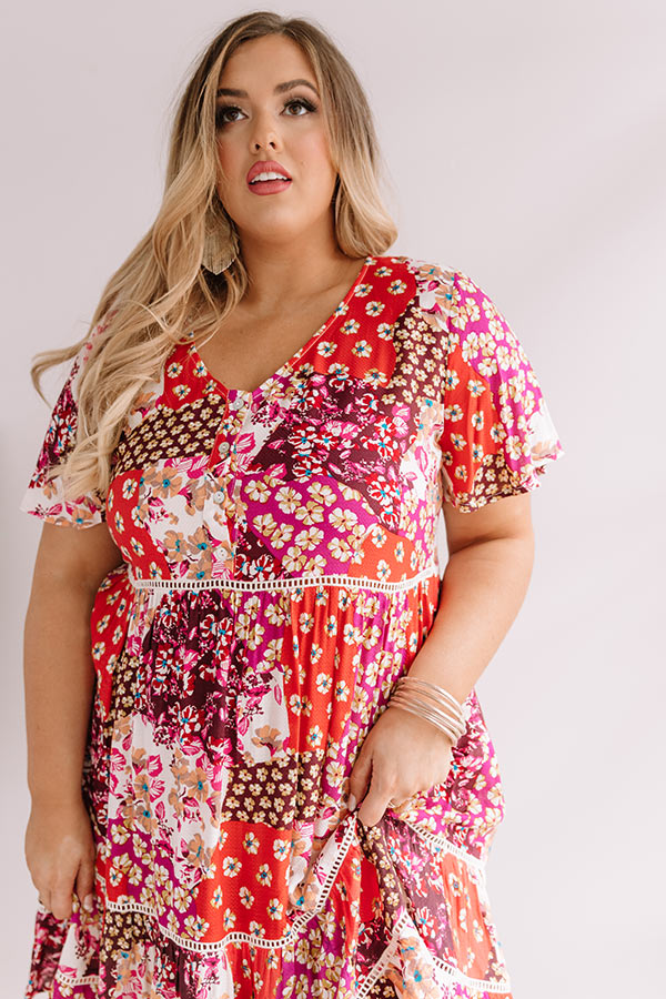 Blooms For Days Babydoll Dress Curves Image - 5