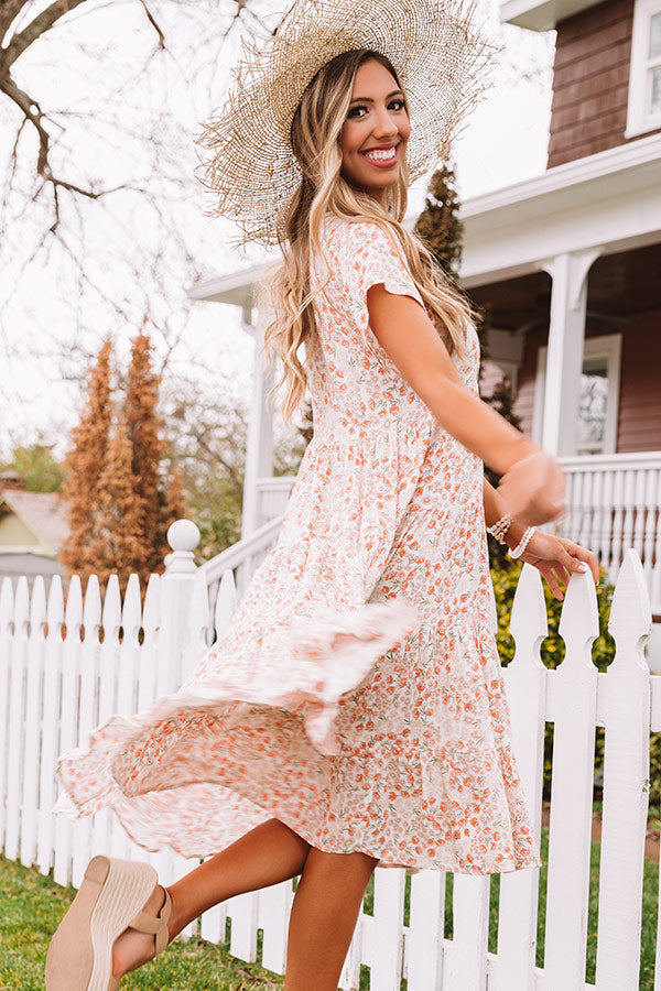 Harbor Happiness Floral Midi Image - 5