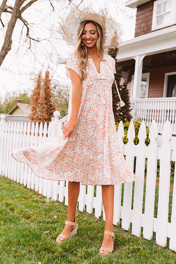 Harbor Happiness Floral Midi Image - 4