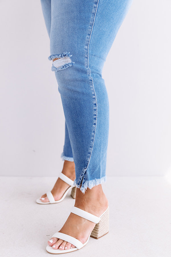 KanCan The Cammy High Waist Distressed Skinny Curves Image - 3