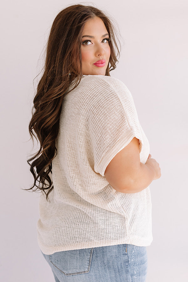 Laguna Beach Babe Knit Top Curves Image - 3