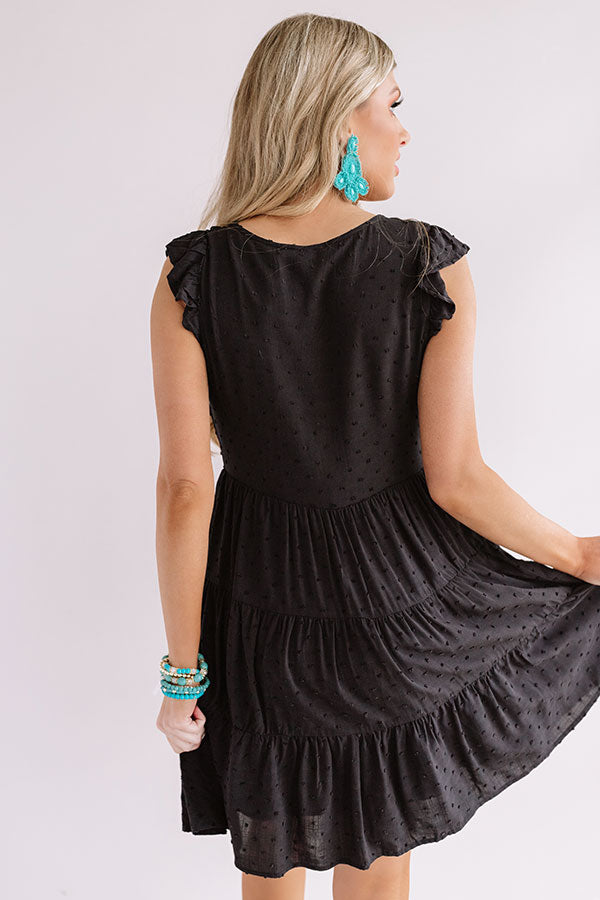 Finding Avalon Babydoll Dress In Black Image - 4