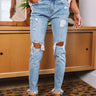 The Camden High Waist Relaxed Skinny in Light Wash Image - 1
