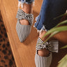 The Eviana Stripe Flat Image - 1