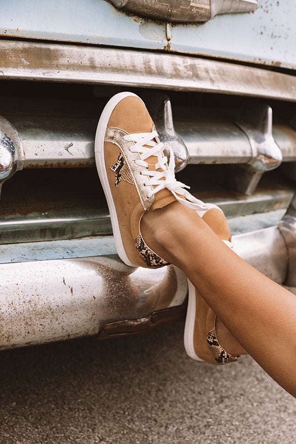 Shine Brighter Sneaker In Iced Mocha Image - 3