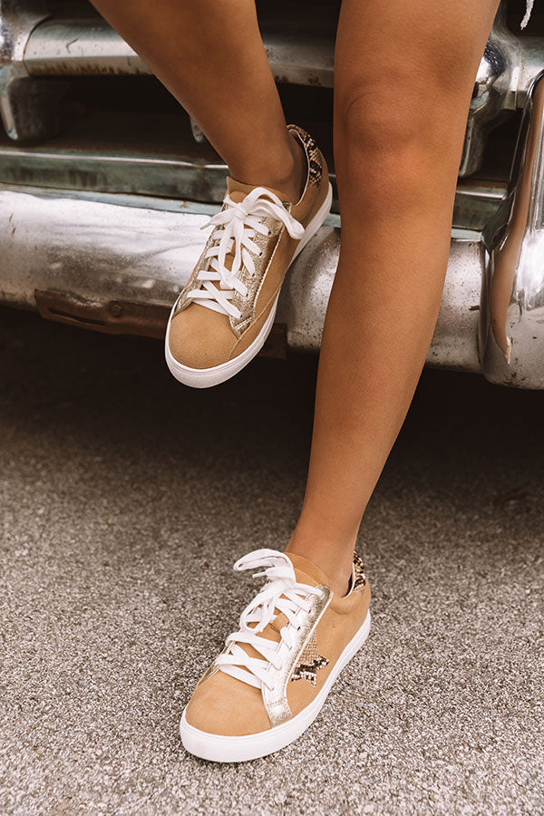 Shine Brighter Sneaker In Iced Mocha Image - 1