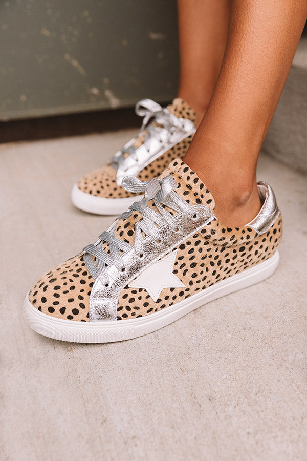 Shine Brighter Cheetah Print Sneaker Image - 5