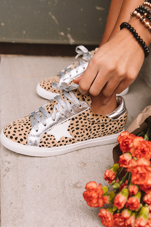 Shine Brighter Cheetah Print Sneaker Image - 3