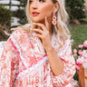 Breezy Blooms Earrings In Pink Image - 1