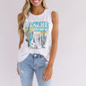 Desert Dreamin' Boyfriend Tank In White Image - 1