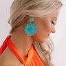 Coast My Way Beaded Earrings In Turquoise Image - 1
