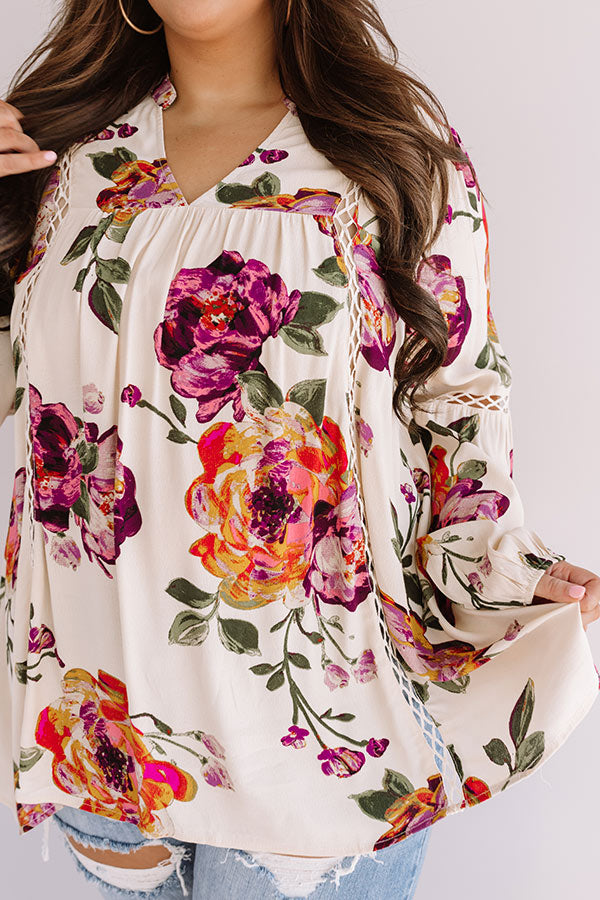 Feelin' Floral Shift Top  Curves Image - 2