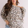 So Outspoken Leopard Shift Top  Curves Image - 1