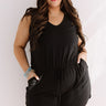 Sipping At Sunset Romper In Black Curves Image - 1