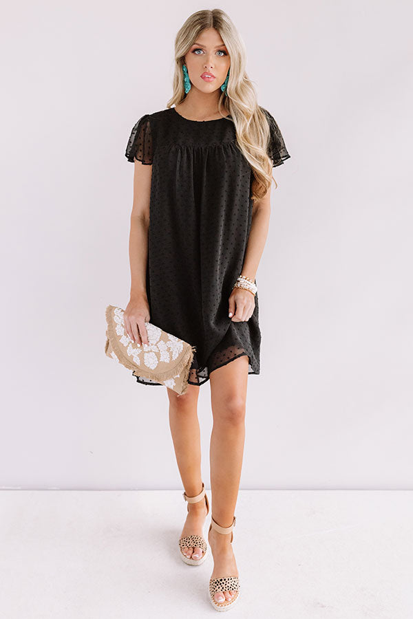 Landing In Laguna Babydoll Dress In Black – Impressions Online Boutique