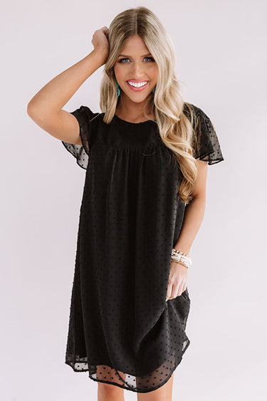 Landing In Laguna Babydoll Dress In Black – Impressions Online Boutique