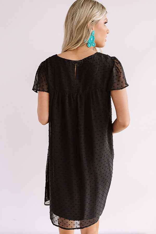 Landing In Laguna Babydoll Dress In Black – Impressions Online Boutique