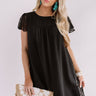 Landing In Laguna Babydoll Dress In Black Image - 1