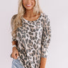 So Outspoken Leopard Shift Top Image - 1