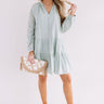 Excited For Paradise Eyelet Dress in Pear Image - 1