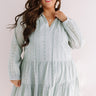 Excited For Paradise Eyelet Dress in Pear Curves Image - 1