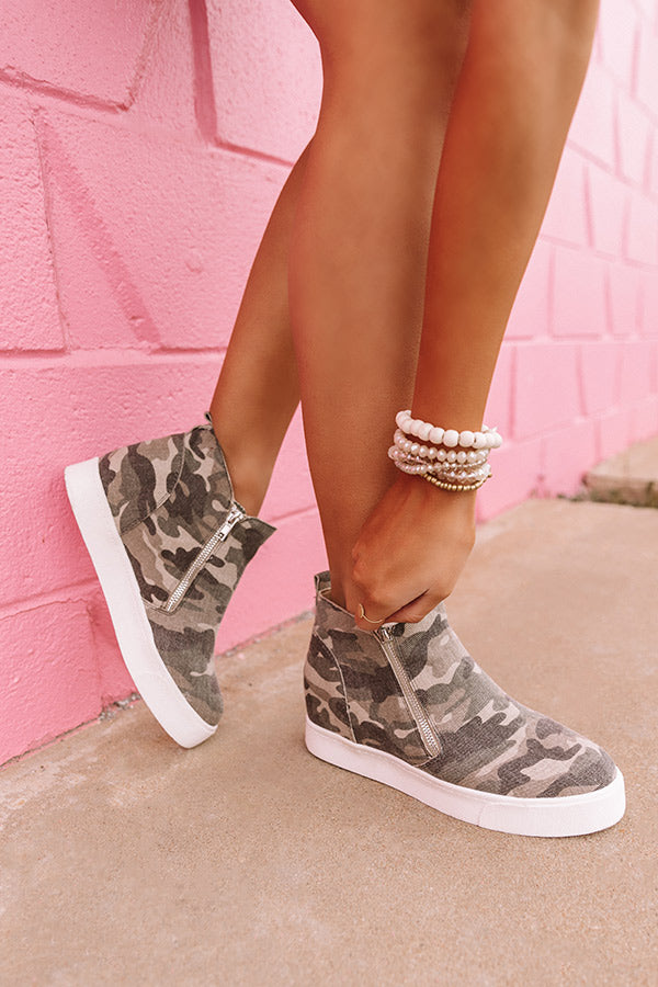 The Lexie Bootie In Camo Image - 2