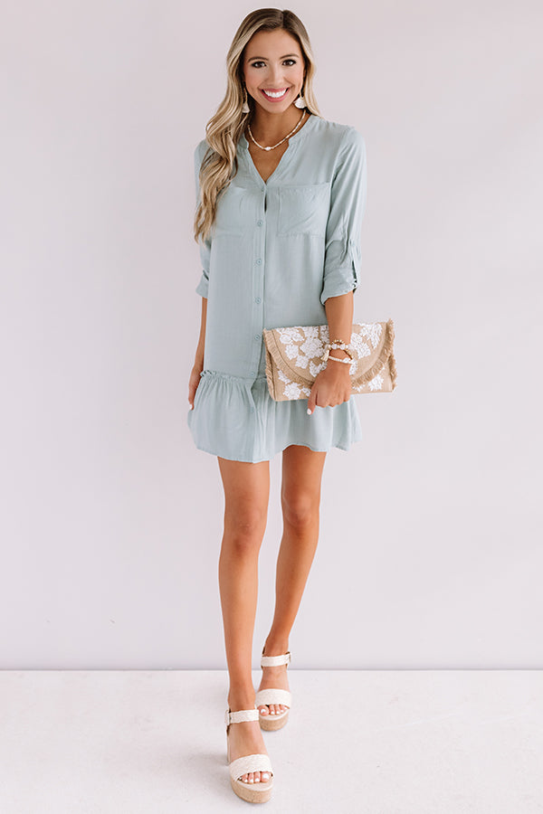 Turn Up The Music Shift Dress In Pear Image - 2