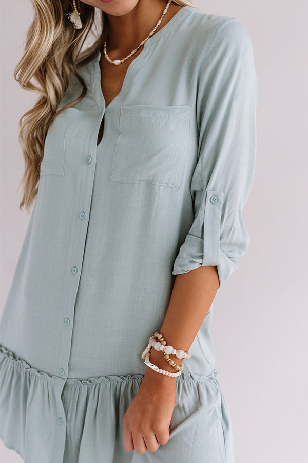 Turn Up The Music Shift Dress In Pear Image - 4