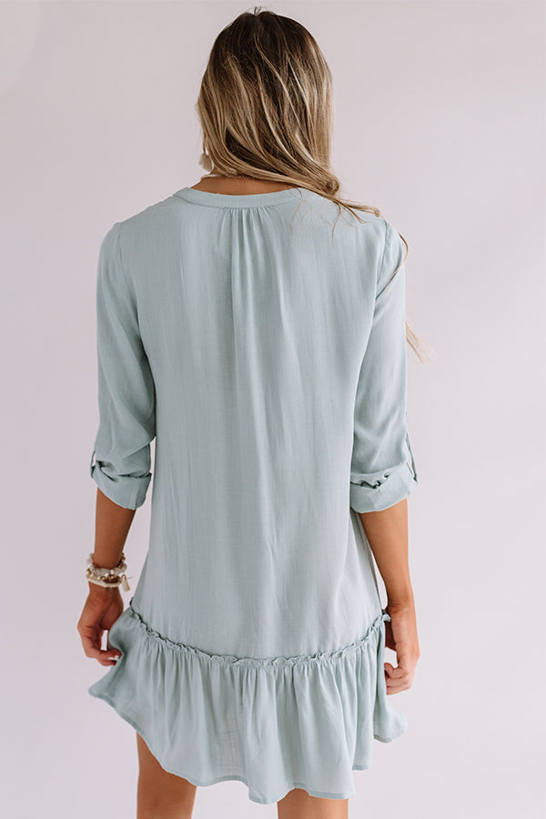 Turn Up The Music Shift Dress In Pear Image - 5