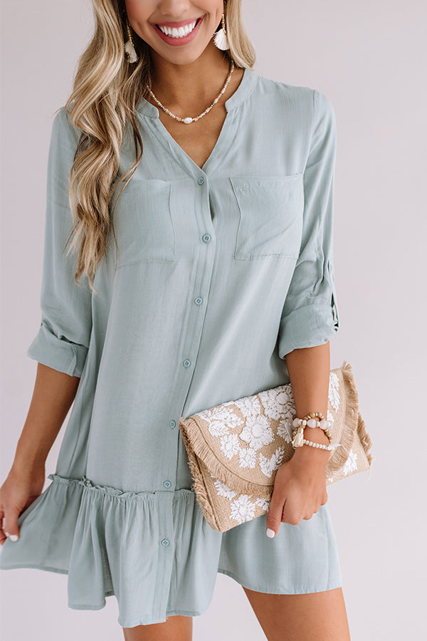 Turn Up The Music Shift Dress In Pear Image - 3