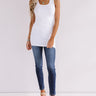 Back To Basics Seamless Tank In White Image - 1