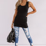 Back To Basics Seamless Tank In Black Image - 1