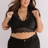 Aruba Kisses Lace Bralette In Black Curves Image - 1