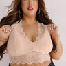 Aruba Kisses Lace Bralette In Peach Curves Image - 1