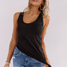 Basic Instincts Seamless Tank In Black Image - 1