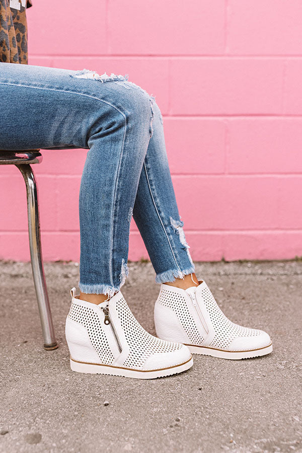 The Camber Perforated Bootie Image - 2