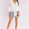 Uptown Dreams Crochet Top In White Image - 1