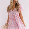Talk Of The Boardwalk Stripe Babydoll Dress Image - 1