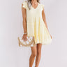 On Tiki Time Shift Dress In Yellow Image - 1