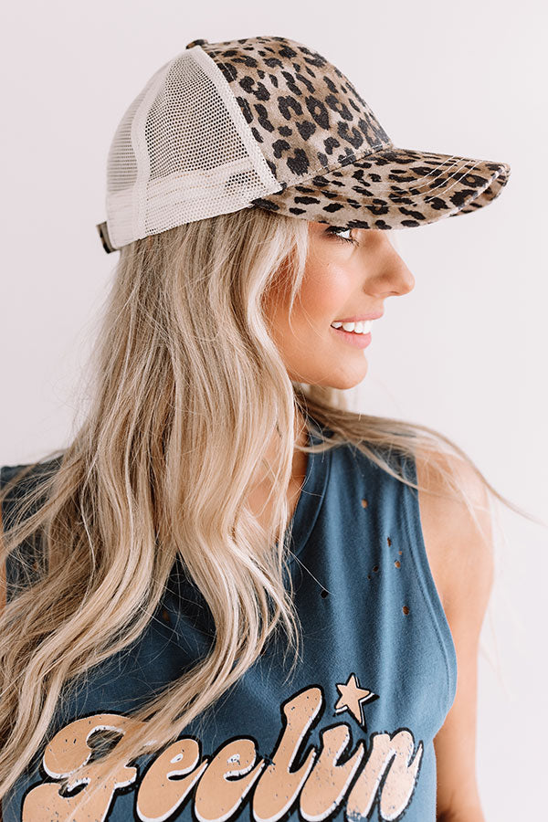 Style Session Leopard Baseball Cap Image - 4