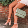 The Melina Faux Leather Heel In Latte Image - 1