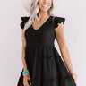 On Tiki Time Shift Dress In Black Image - 1