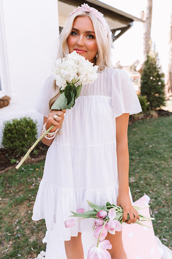 Aruba Kisses Shift Dress In White • Impressions Online Boutique