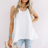 Talk of Tulum Shift Top in White Image - 1