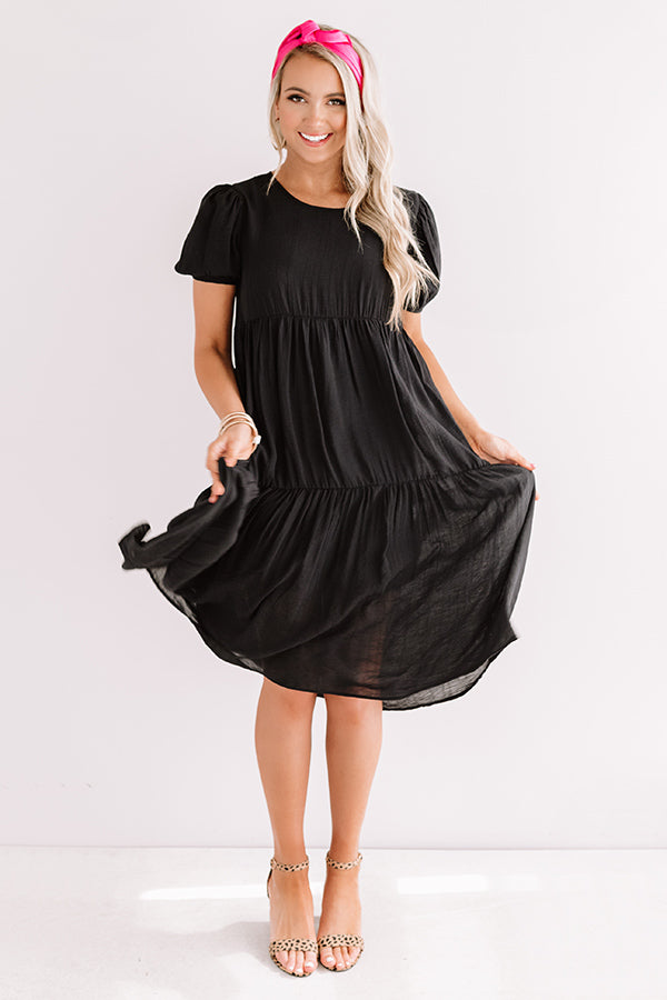 Sweet Dawn Midi In Black Image - 2
