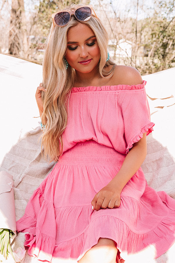 Mediterranean Moment Dress In Pink Image - 3