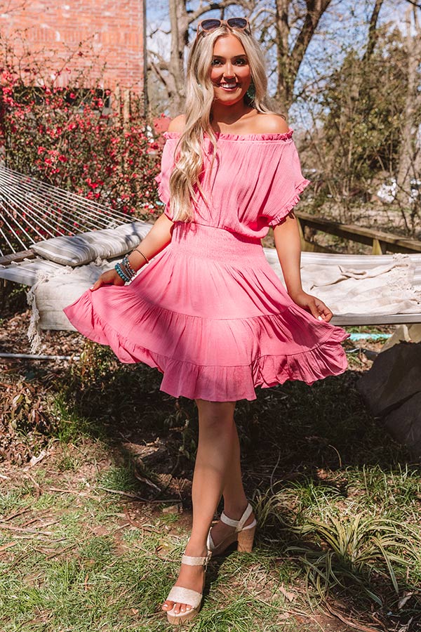 Mediterranean Moment Dress In Pink Image - 2