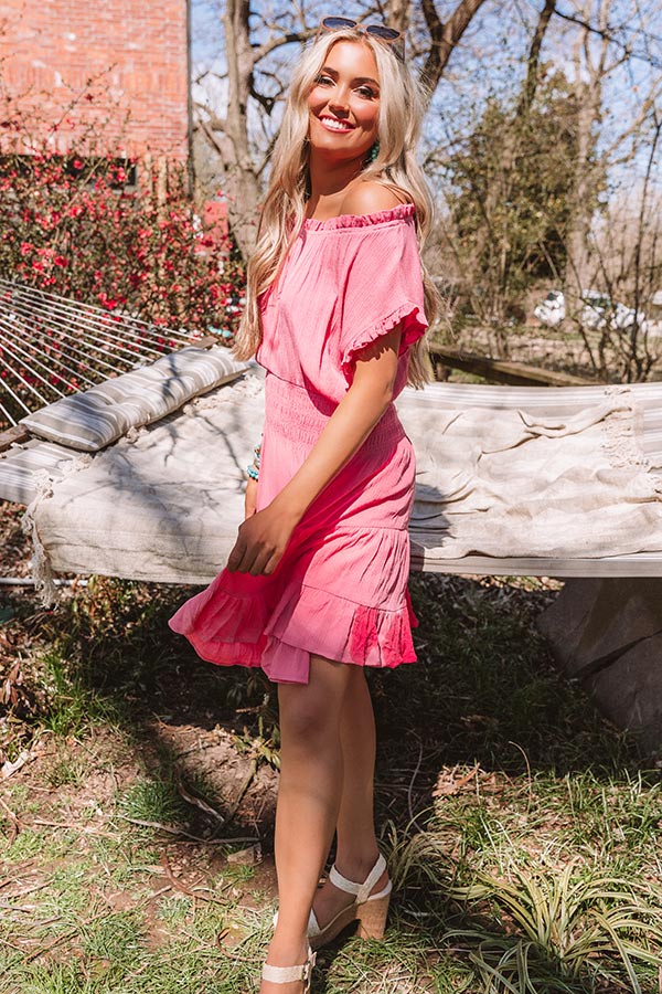 Mediterranean Moment Dress In Pink Image - 4